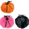 Liberty Floral Halloween Fur Pumpkin, 10"