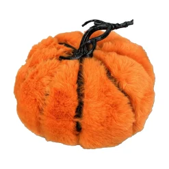 Liberty Floral Halloween Fur Pumpkin, 10"