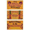 Evergreen Halloween Glitter Coir Mat