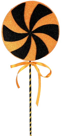 Liberty Floral Halloween Lollipop Swirl Pick, 18