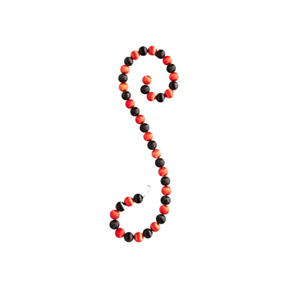 Glitterville Halloween Silk Ball Garland by , Large