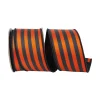 Reliant Ribbon Halloween Twill Stripe Ribbon, 2.5" X 5YD