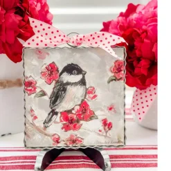 The Round Top Collection Hamilton Chickadee Spring Mini Gallery Art