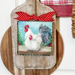 The Round Top Collection Hamilton Rooster & Hen Mini Gallery Art