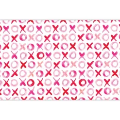 RosanneBeck Collections Handpainted X's and O's Placemat Set