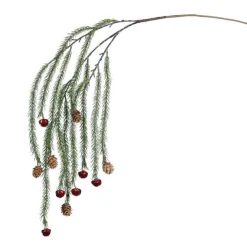 Mark Roberts Hanging Pine Tinsel Ball Spray