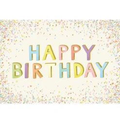 Hester & Cook Happy Birthday Sprinkle Placemat Set