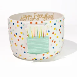 Happy Everything Happy Dot Big Bowl by !