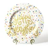 Happy Everything Happy Dot Big Round Platter by !