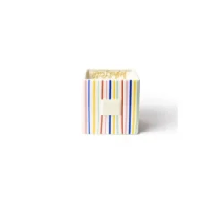 Happy Everything Happy Line Medium Nest Cube by !