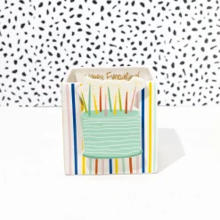 Happy Everything Happy Line Medium Nest Cube by !