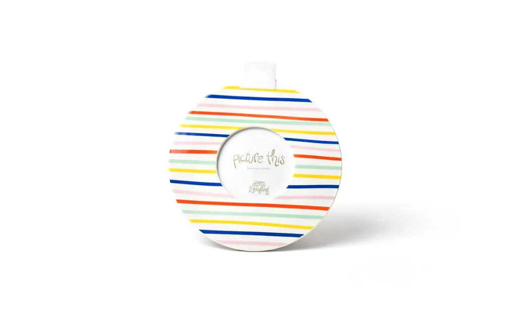 Happy Everything Happy Line Up Medium Stripe Mini Frame by !