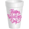 Sassy Cups Happy Valentine's Day Foam Cup Sleeve