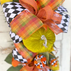 Liberty Floral Harlequin Pumpkin Spray