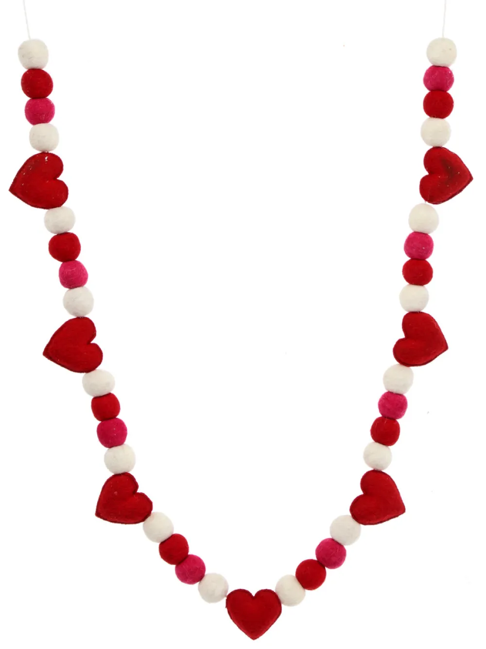 Regency Heart Pom Pom Garland