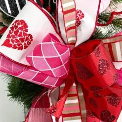 Reliant Ribbon Hearts Embroidered - 4"X10YD