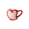 Happy Everything Heart Shaped Mug by !