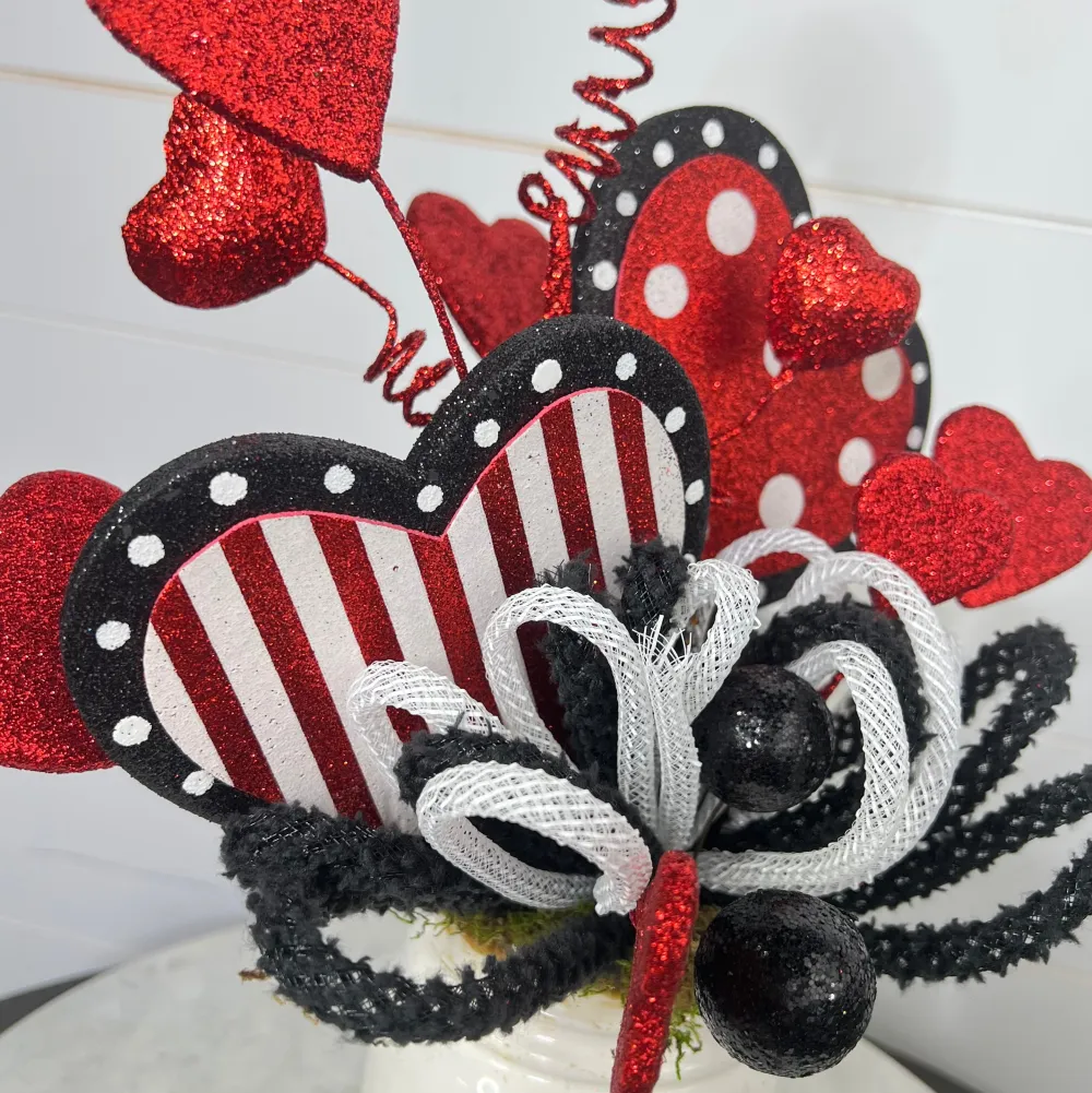 Miss Cayce's Hearts in Bloom Valentine Arrangement