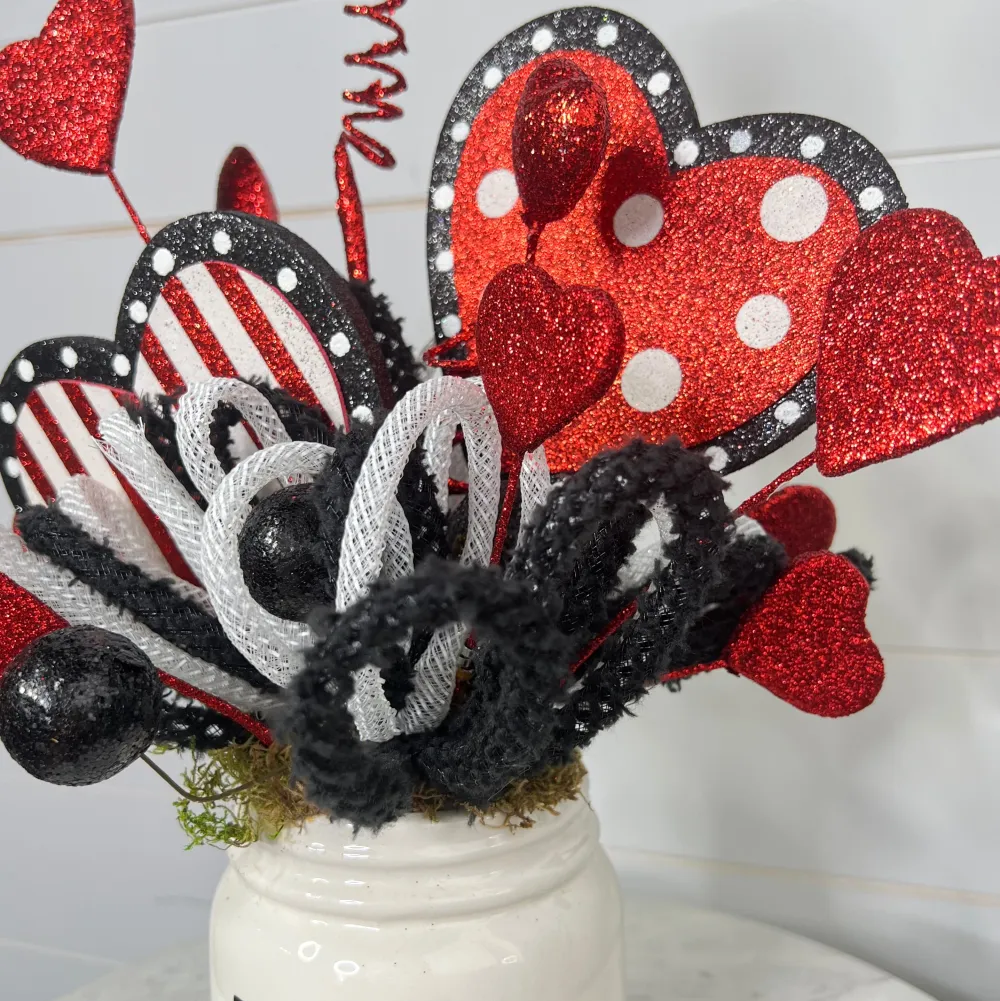 Miss Cayce's Hearts in Bloom Valentine Arrangement