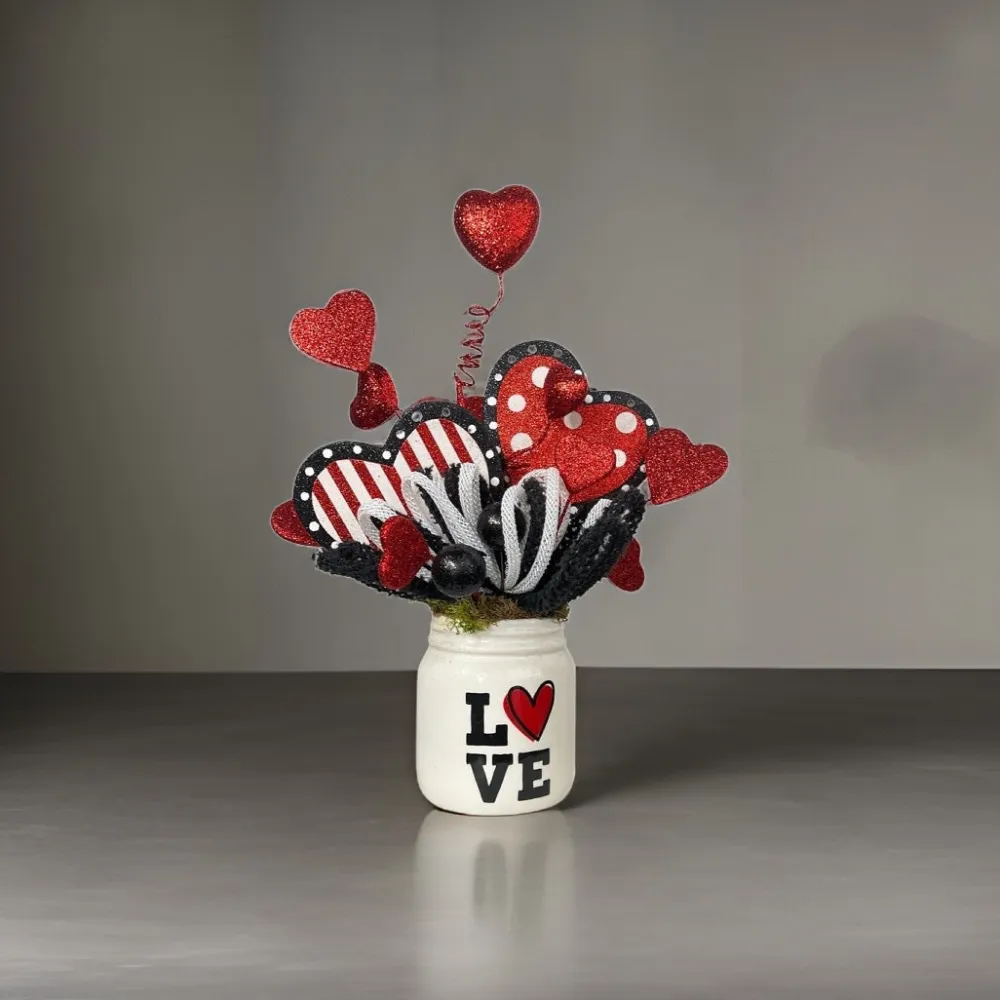 Miss Cayce's Hearts in Bloom Valentine Arrangement
