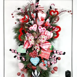 Craig Bachman Heart Spring Spray, 22.5"