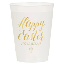 Sip Hip Hooray He Is Risen Frosted Cups