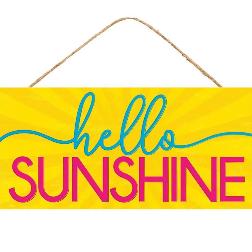 Craig Bachman Hello Sunshine Sign
