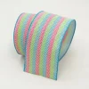 Farrisilk Herringbone Multicolored Stripes 2.5"X10YD
