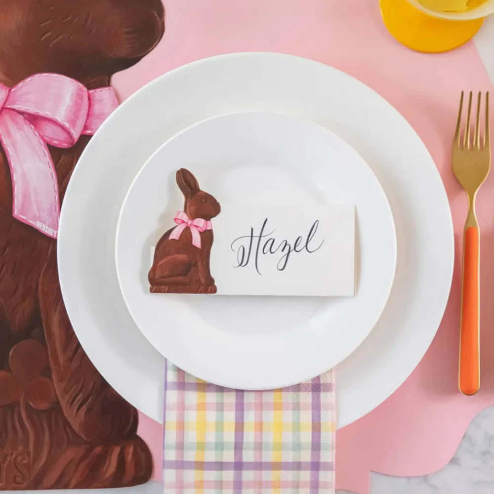 Hester & Cook Hershey's Chocolate Bunny Place Card Set