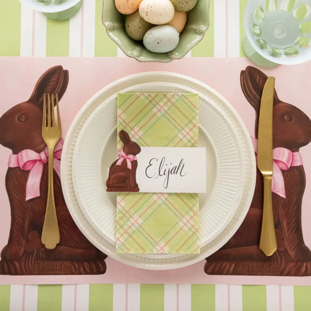 Hester & Cook Hershey's Chocolate Bunny Place Card Set