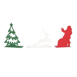 Department 56 Holiday Silhouette Set, Dept. 56 Village