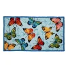 Evergreen Hooked Colorful Flutter Accent Rug