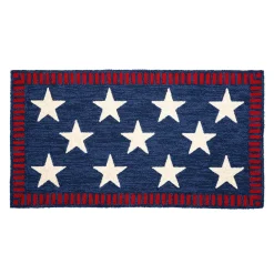 Evergreen Hooked Star Struck Accent Rug