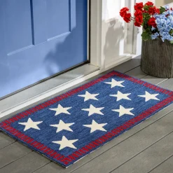Evergreen Hooked Star Struck Accent Rug