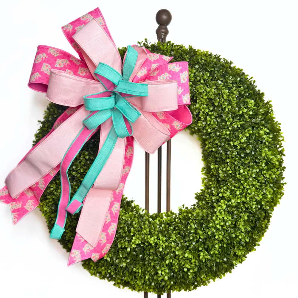 Miss Cayce's Hoppy Spring Bunny Bow