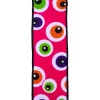 Craig Bachman Hot Pink Eyeballs Ribbon, 2.5" X 10YD