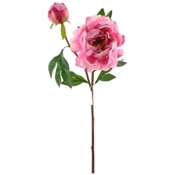 Direct Export Co. Hot Pink Real Touch Peony Spray