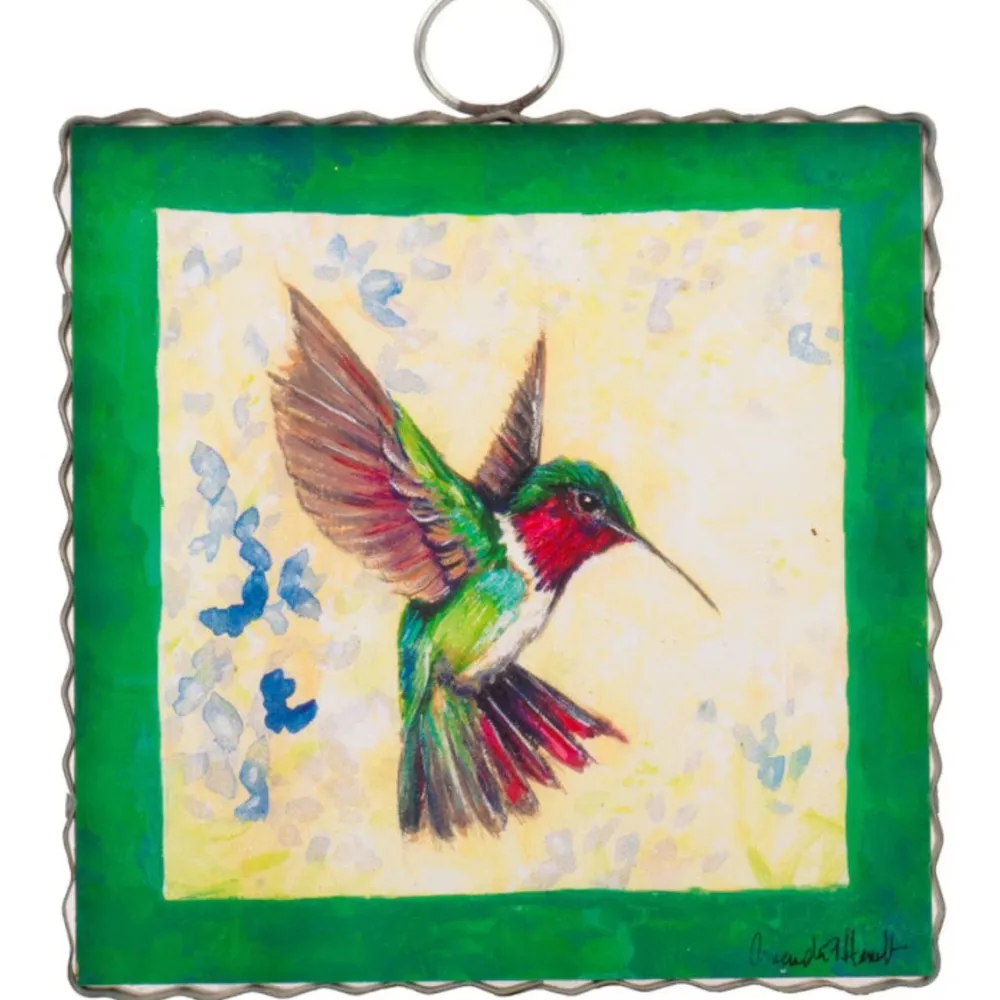 The Round Top Collection Hummingbird Print Mini Gallery Art