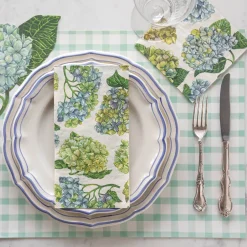 Hester & Cook Hydrangea Guest Napkin Set