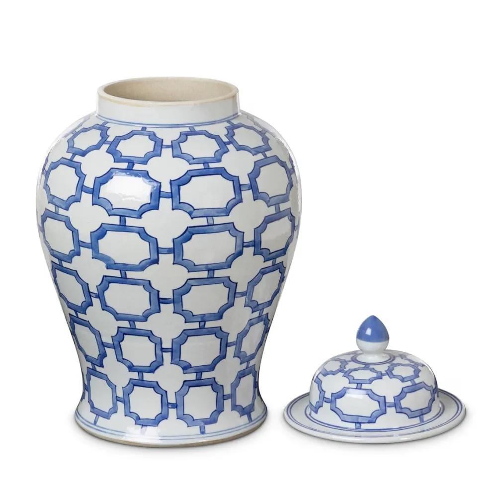 Park Hill Imperial Ginger Jar, Blue and White