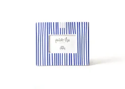 Happy Everything Indigo Skinny Stripe Mini Rectangle Frame by !