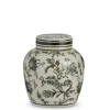 RAZ Ink and Ivory Lidded Jar