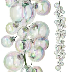 RAZ 4' Iridescent Ball Garland