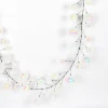 Farrisilk Iridescent White Ball Garland, 10'