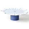 Coton Colors Iris Blue Burst Cake Stand
