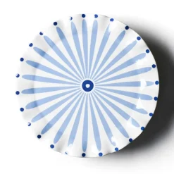 Coton Colors Iris Blue Burst Cake Stand