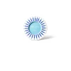 Coton Colors Iris Blue Burst Round Frame
