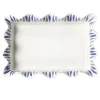 Coton Colors Iris Blue Drop Ruffle Casserole Dish