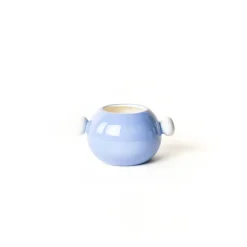 Coton Colors Iris Blue Round Vase, Medium
