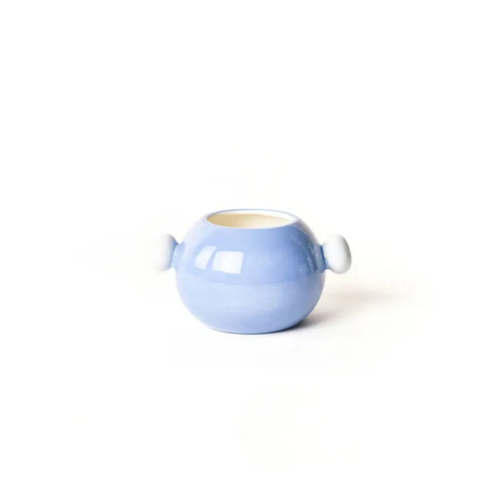 Coton Colors Iris Blue Round Vase, Medium